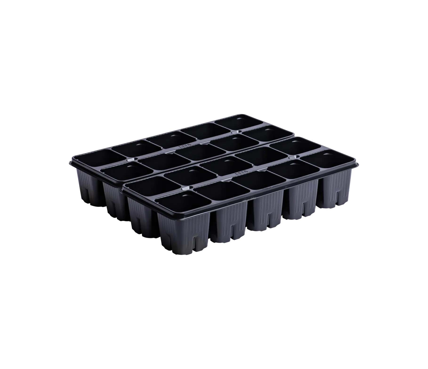 Multipack 2 x 10 pots (Double). 58x58x65 mm
