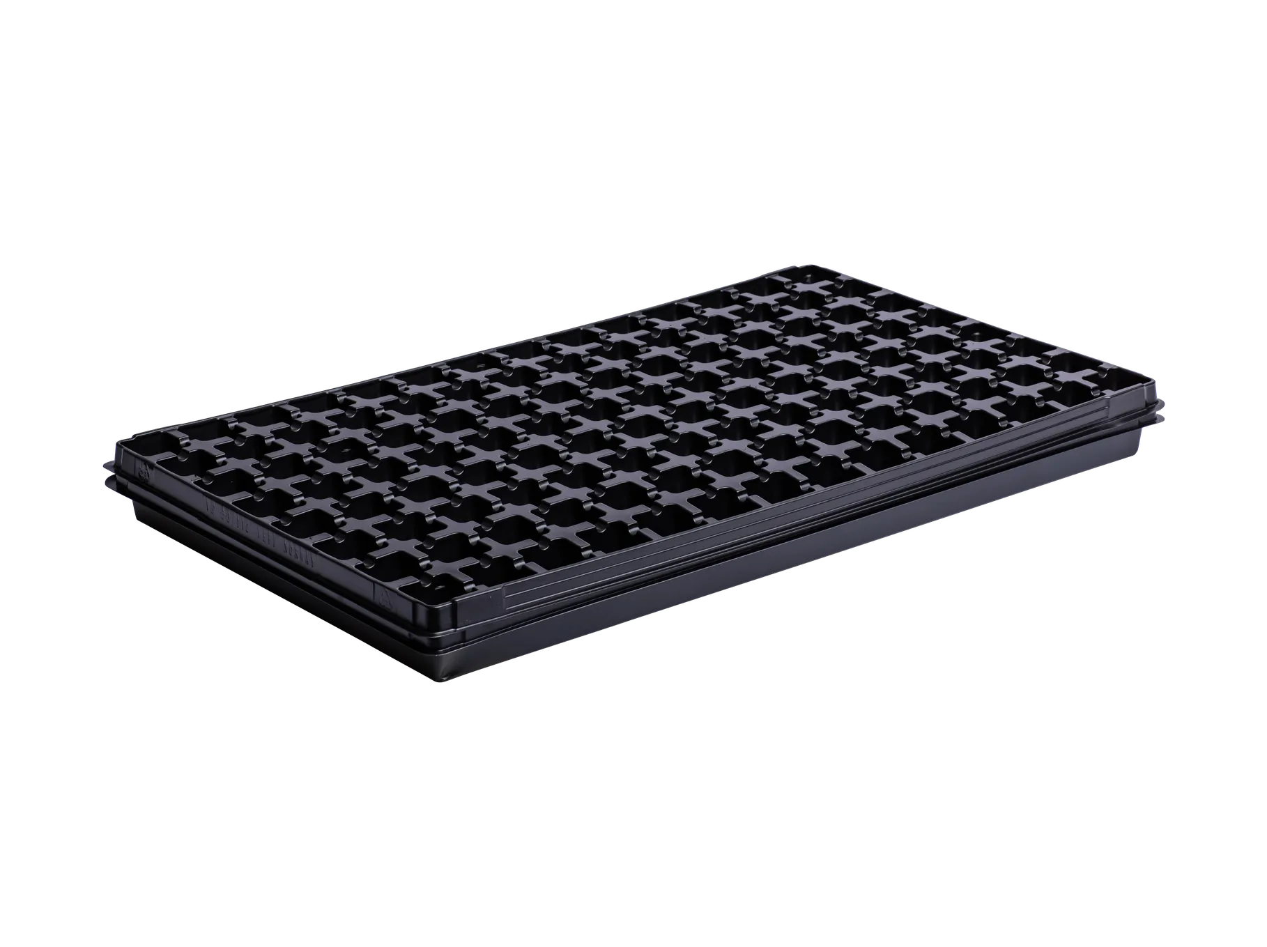 Tray black with 112 holes plus tray stand