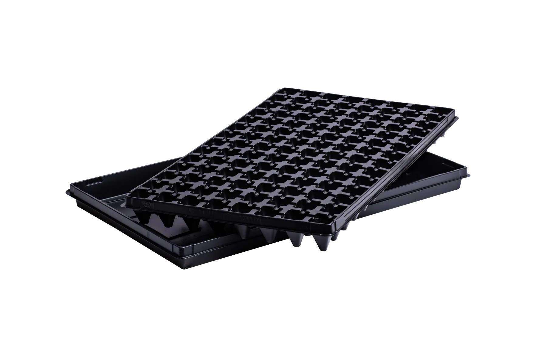 Tray black with 112 holes plus tray stand - Image 3