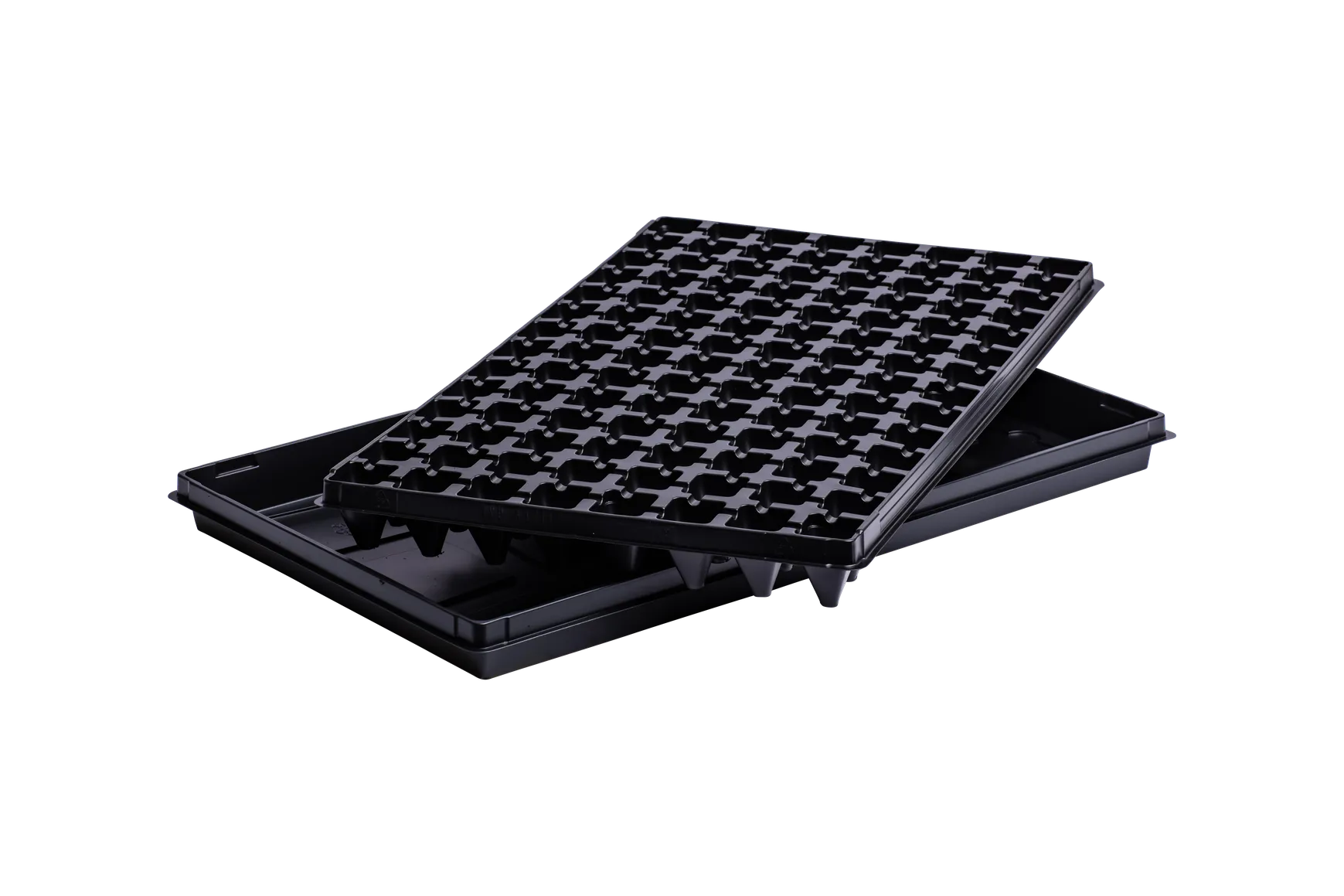 Tray black with 112 holes plus tray stand - Image 5